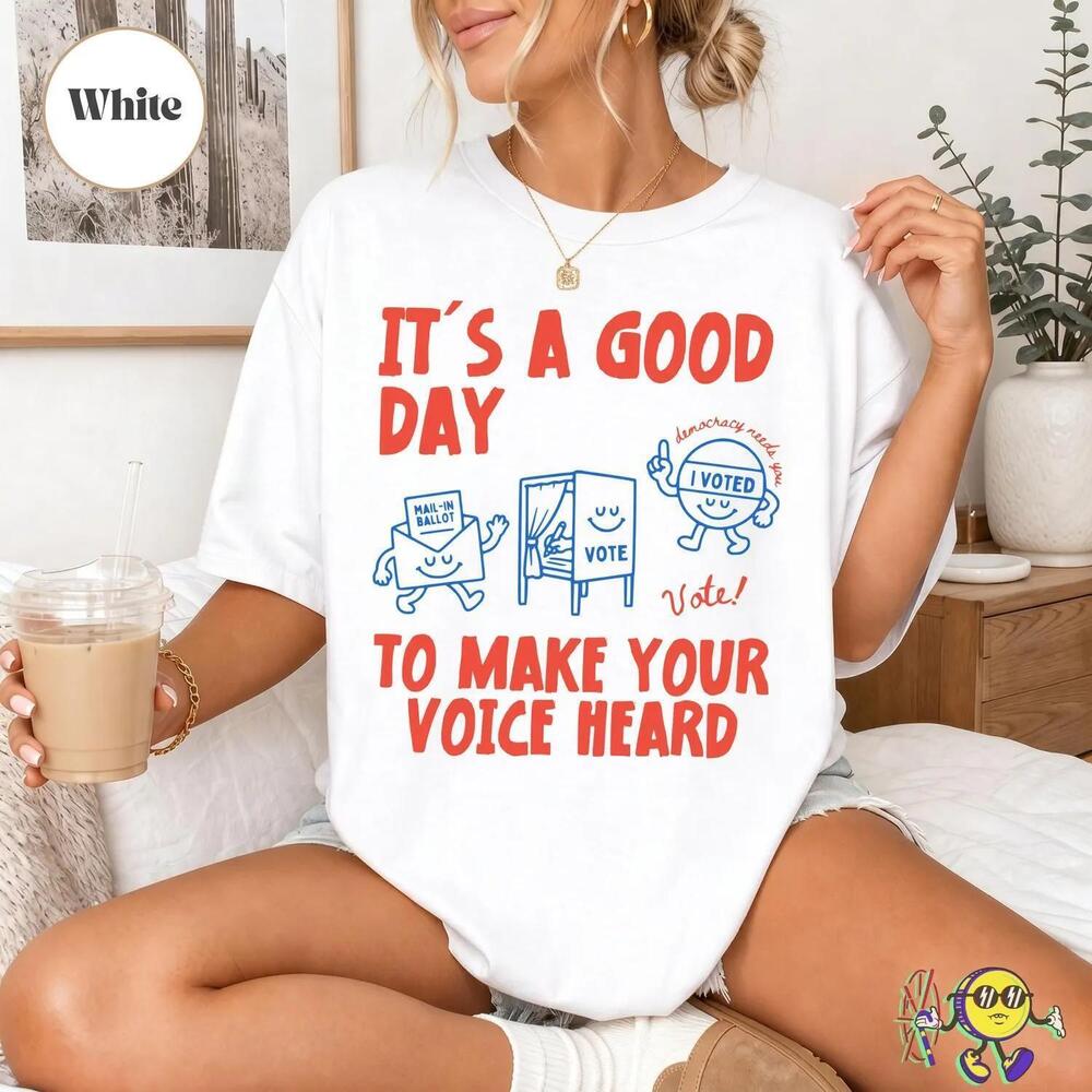 Its A Good Day To Vote Doodle Shirt, Local Elections Matter